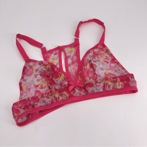 Anthropologie E by Eloise Sheer Bralette Bra Size Large